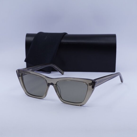 🕶️ New Saint Laurent SL276 MICA 043 Sunglasses - Brown Frame, Grey Lenses - Picture 11 of 11